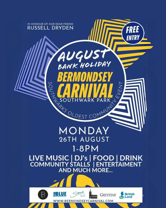 bermondsey carnival 2024 poster